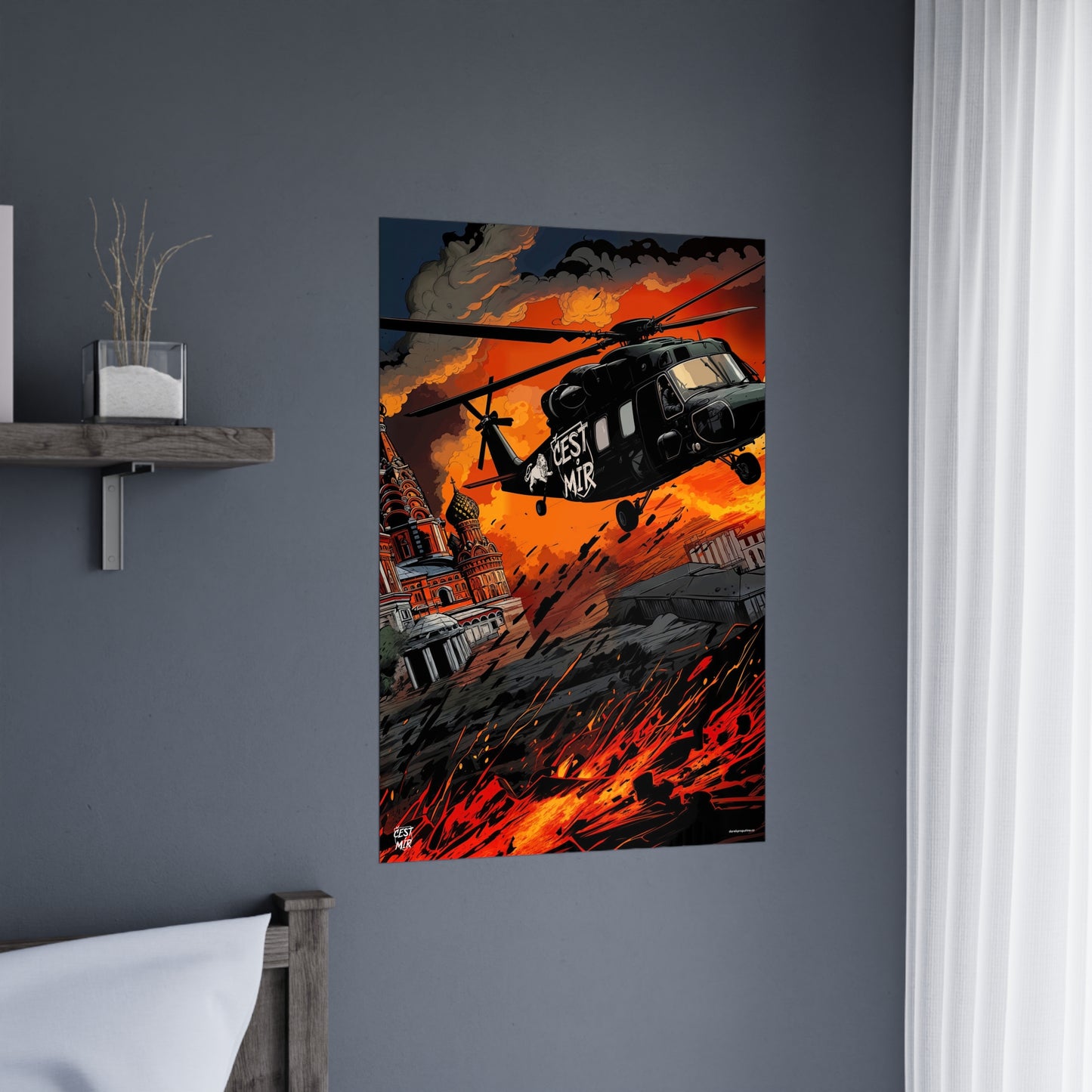 Poster Moscow is Burning