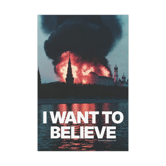 Poster Burning Kremlin