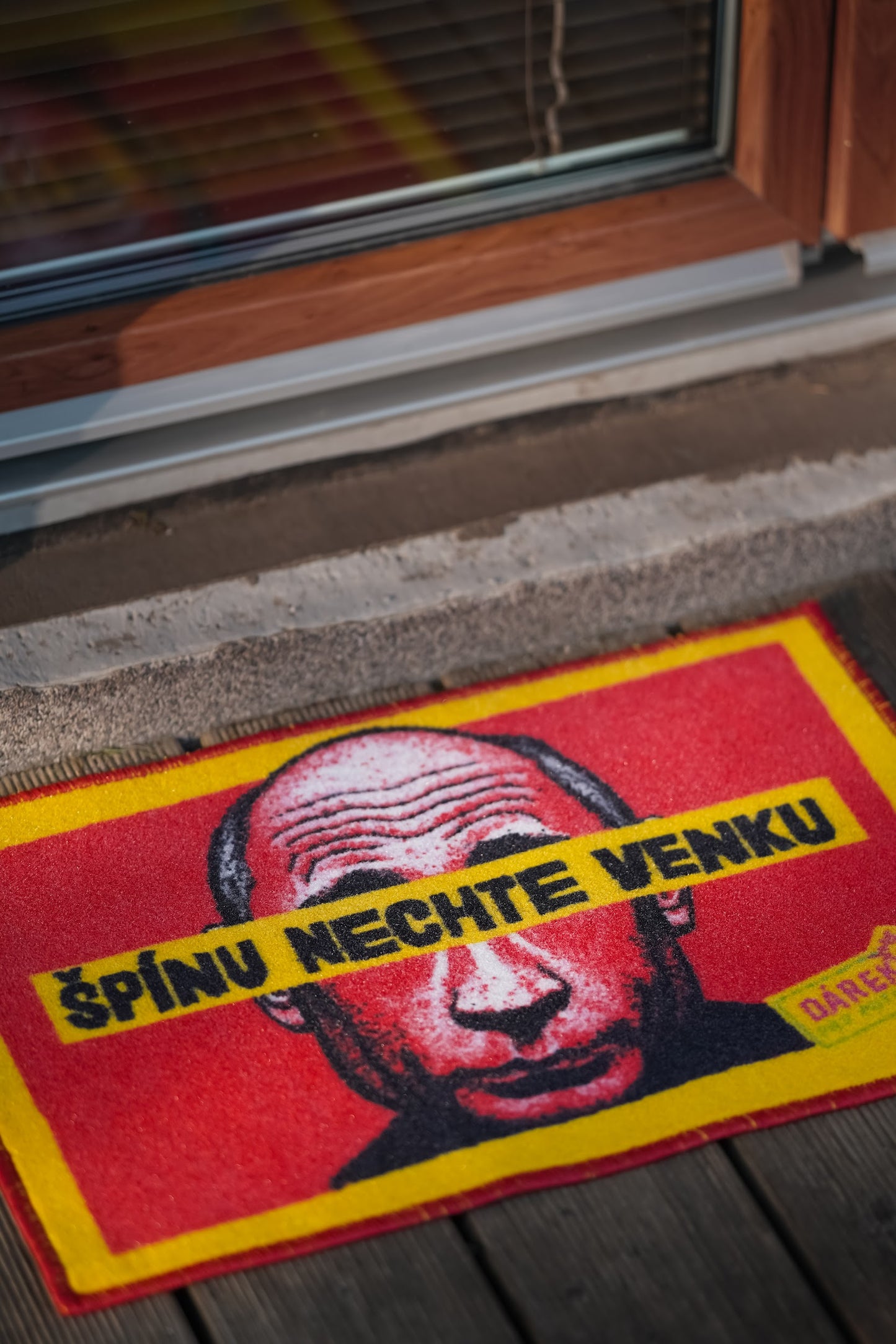 Rohožka s Vladimírem Putinem