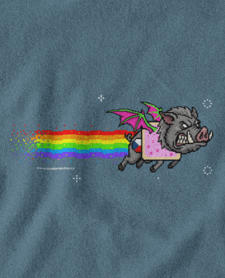 Mikina s kapucí Prasátko