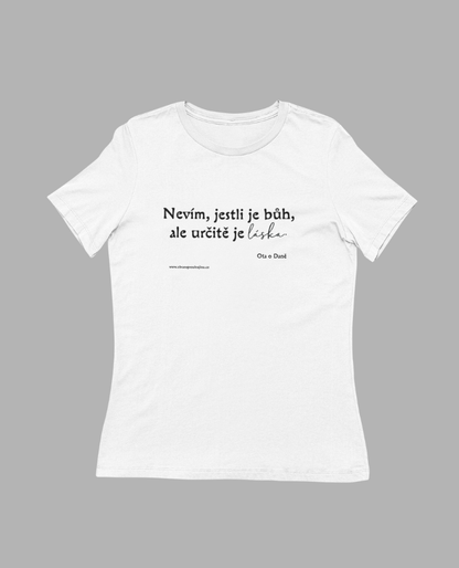 Dámské tričko Určitě je láska