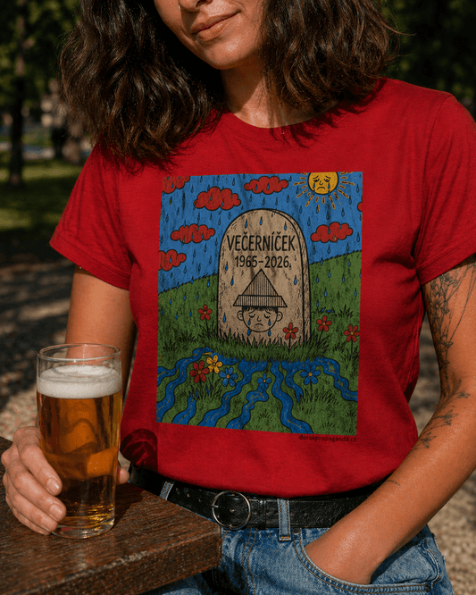 Dámské tričko Večerníčkův hrobeček
