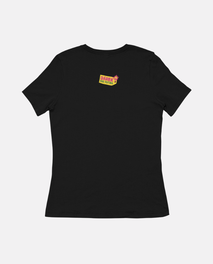 Women t-shirt プーチン、くそ野郎！