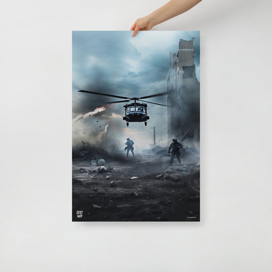 Poster Fallschirm