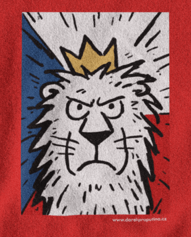 Dámské tričko Český lev