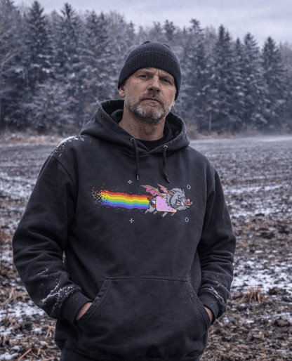 Mikina s kapucí Prasátko