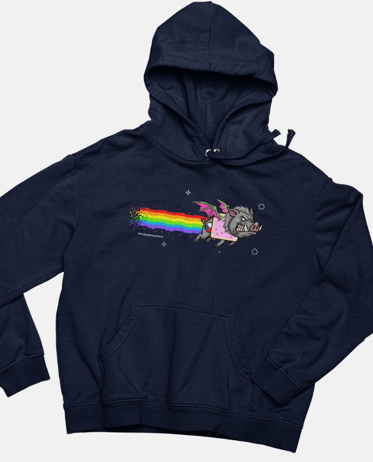 Mikina s kapucí Prasátko