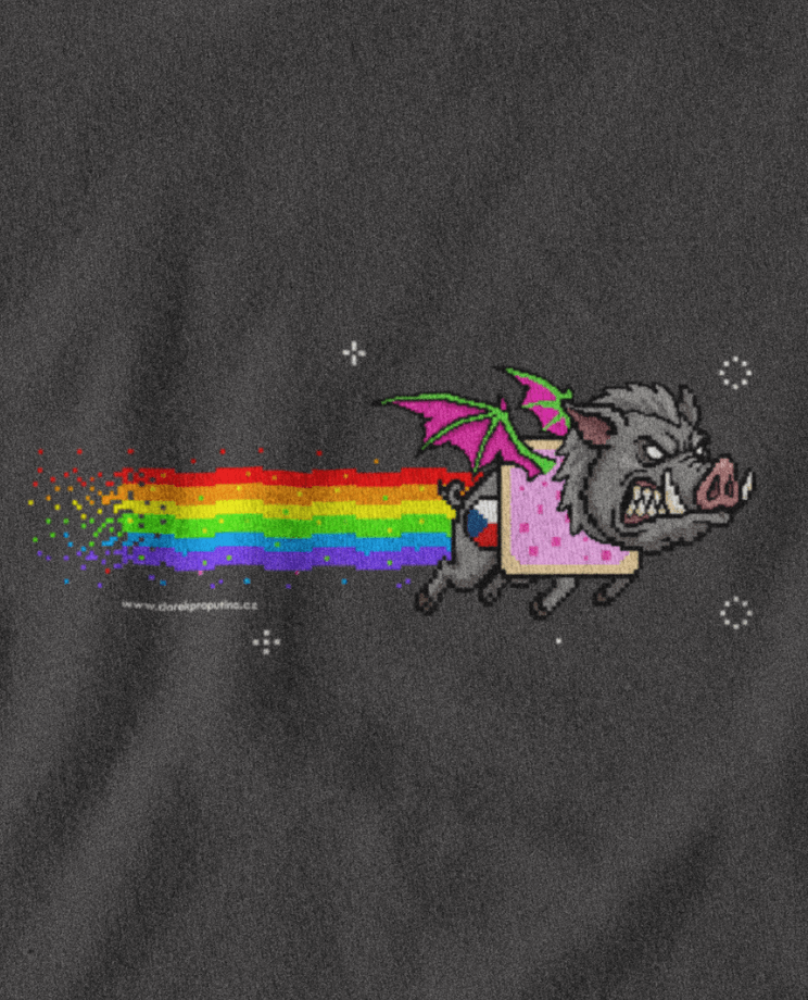 Mikina s kapucí Prasátko