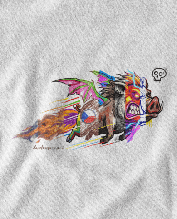 Mikina s kapucí Prasátko