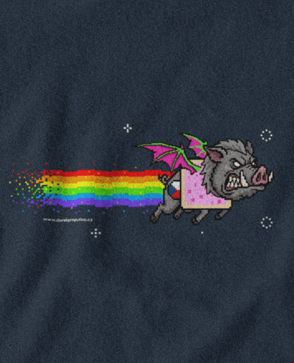 Mikina s kapucí Prasátko