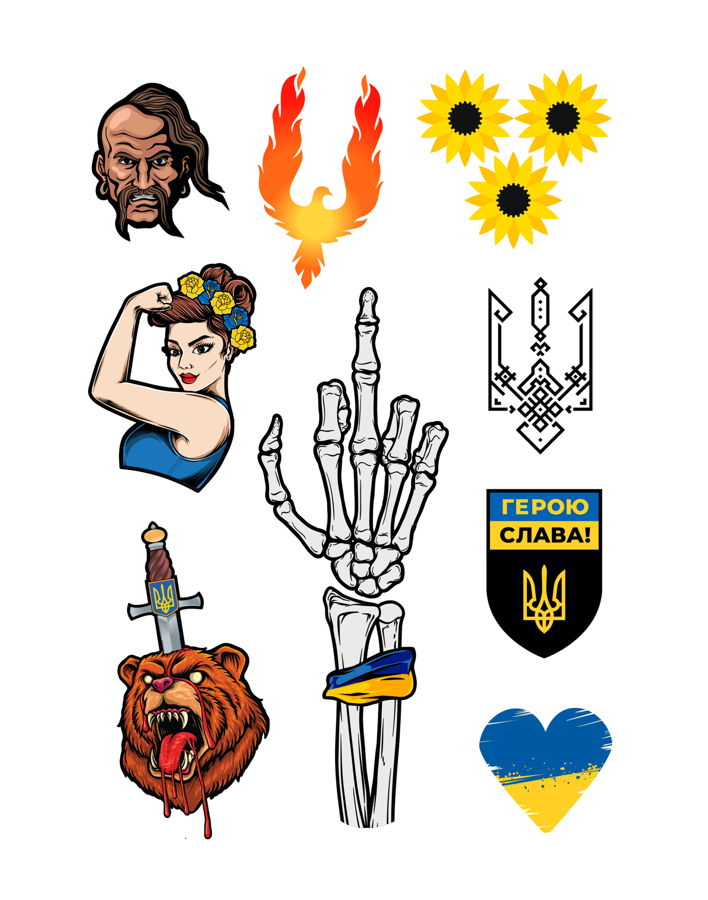 Tetovačky Dárku pro Putina